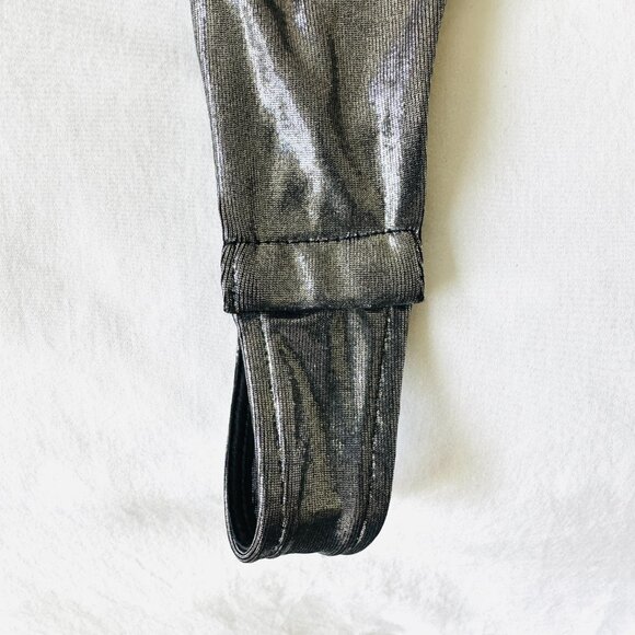 Metallic Silver Bodysuit - Picture 10 of 12